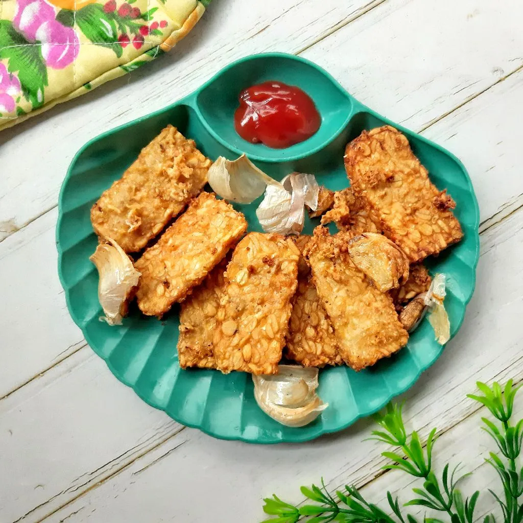 Tempe Goreng Bawang Putih