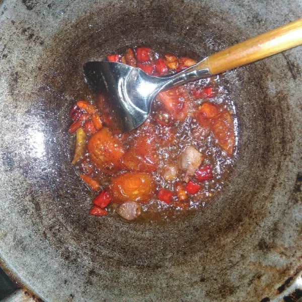 tunggu beberapa menit hingga matang seperti ini