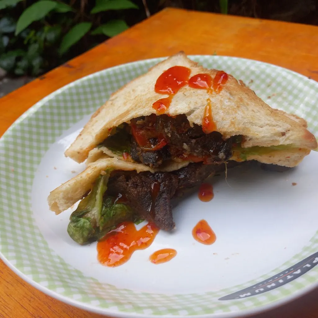 Sandwich Daging Vegan