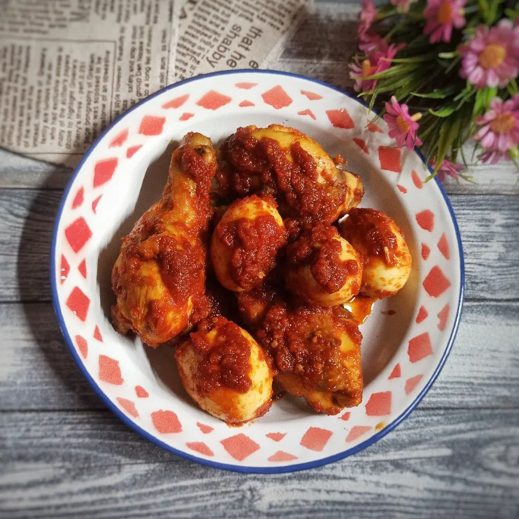 Ayam dan Telur Bumbu Bali