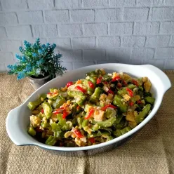 Tumis Pare Rebon