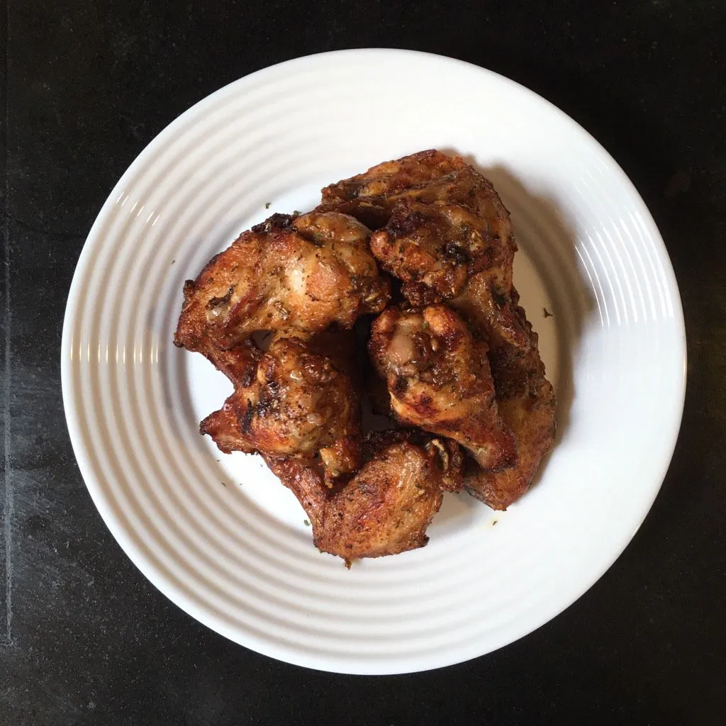 Fried BBQ Chicken Wings