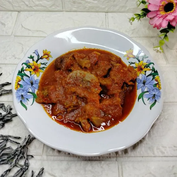 Pindahkan krengseng ke dalam piring dan siap disajikan.