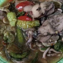 Tunggu 15 menit agar cumi matang sempurna tidak alot seperti karet