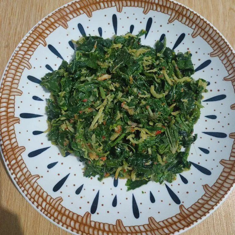 Tumis Daun Singkong Teri