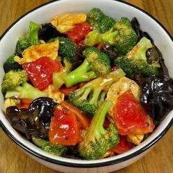 Tumis Brokoli Jamur Kuping