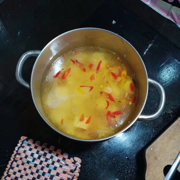 Tambahankan lagi air sesuai selera