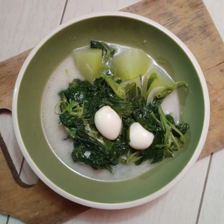 sayur bobor telur puyuh