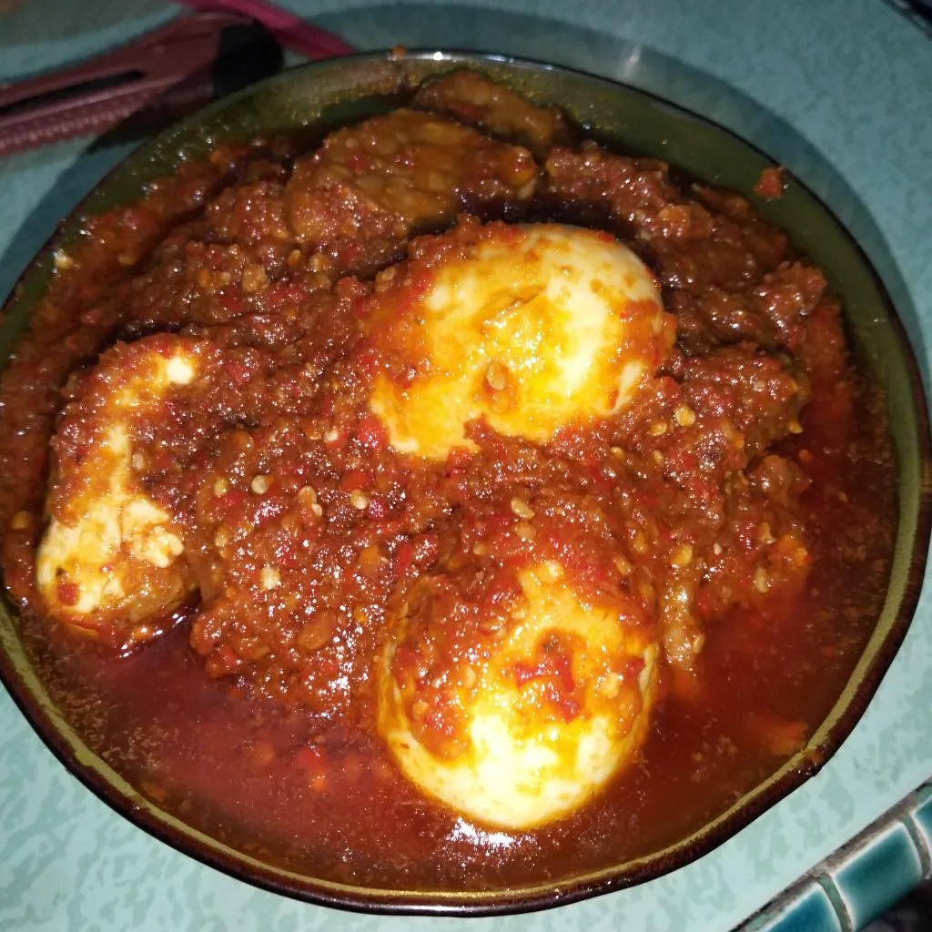 Telur Masak Bumbu Bali