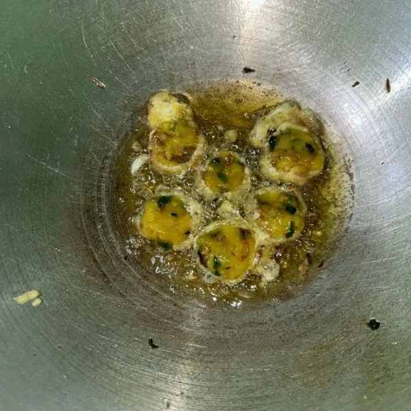 Goreng sampai kecoklatan