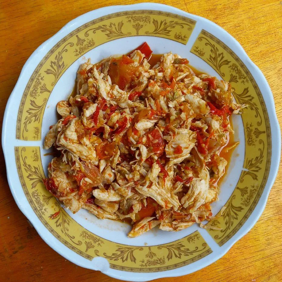 Ayam Suir Sambal Kemiri (diet)