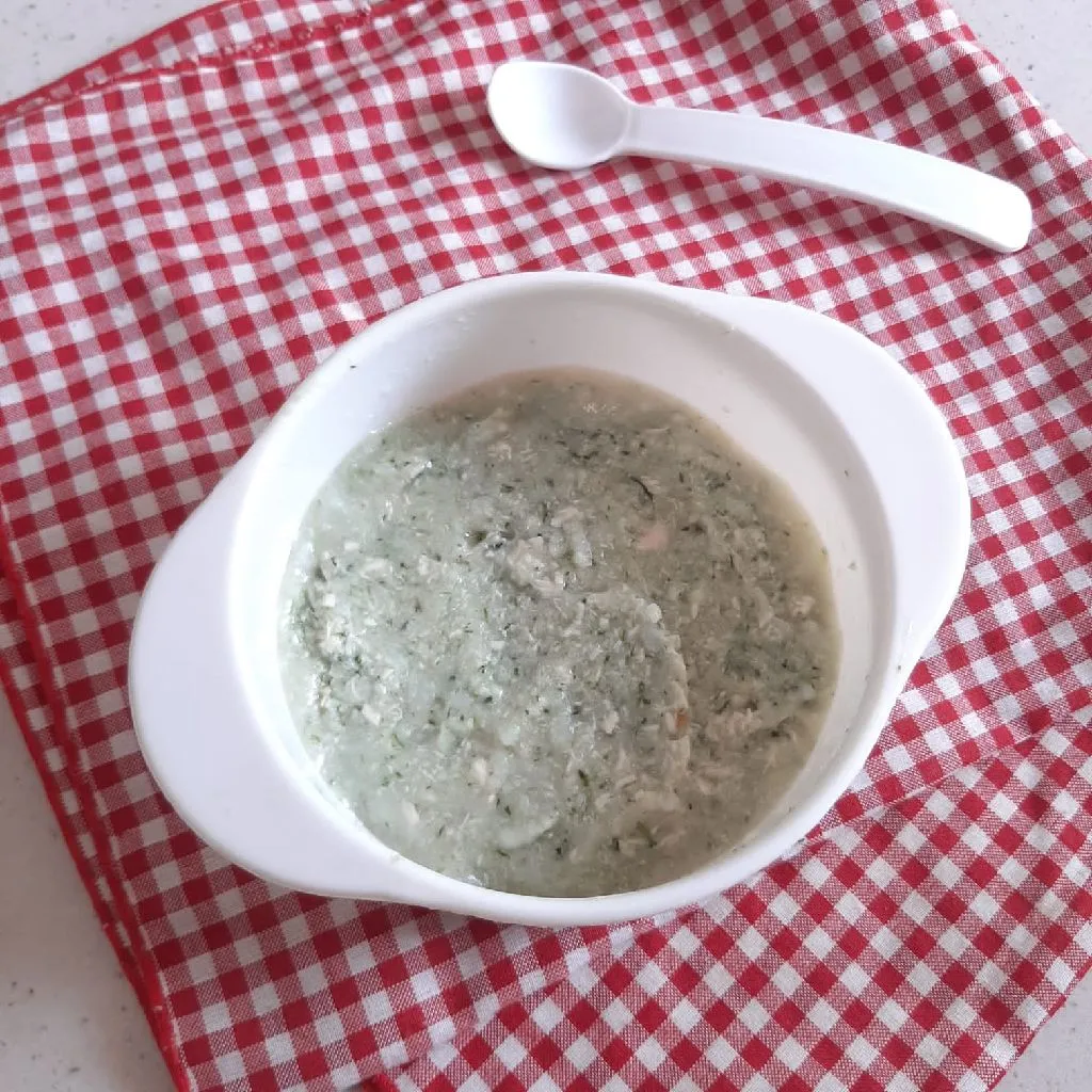 Bubur Ayam Kangkung MPASI
