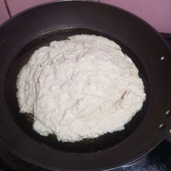 Masukkan hasil blenderan.