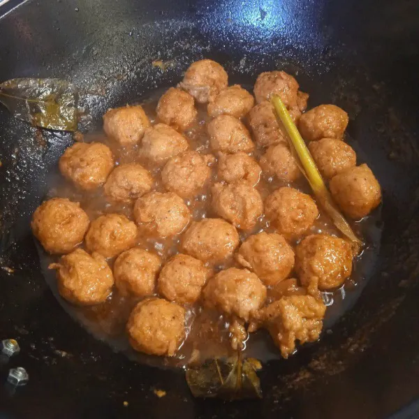 Kalau sudah menyusut tes rasa