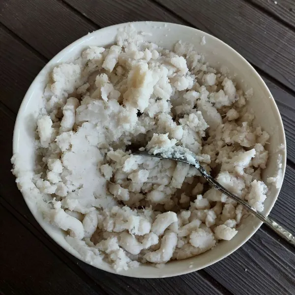 Rebus talas, lalu haluskan.