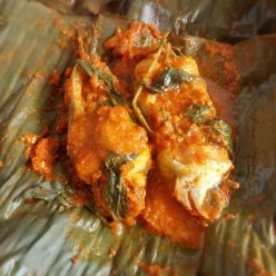 Pepes ikan patin