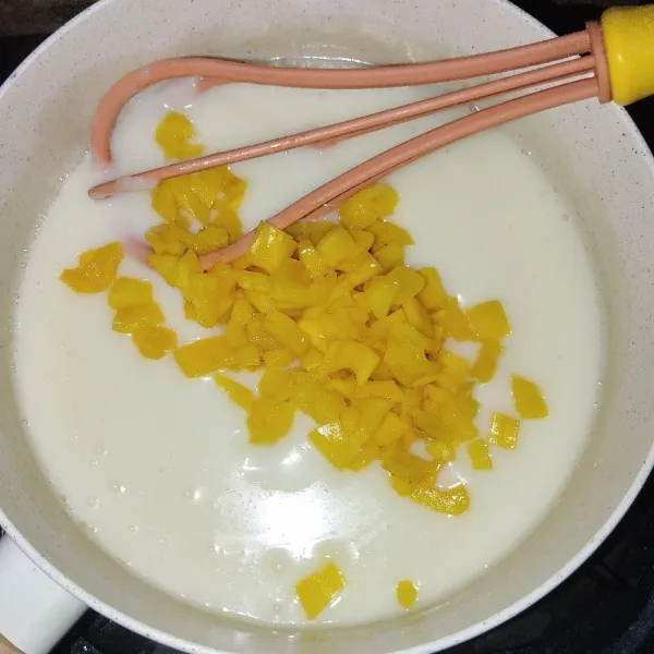 Tambahkan nangka, aduk