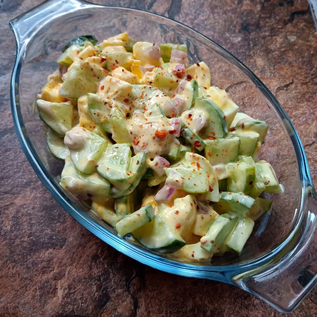 Cucumber Egg Salad