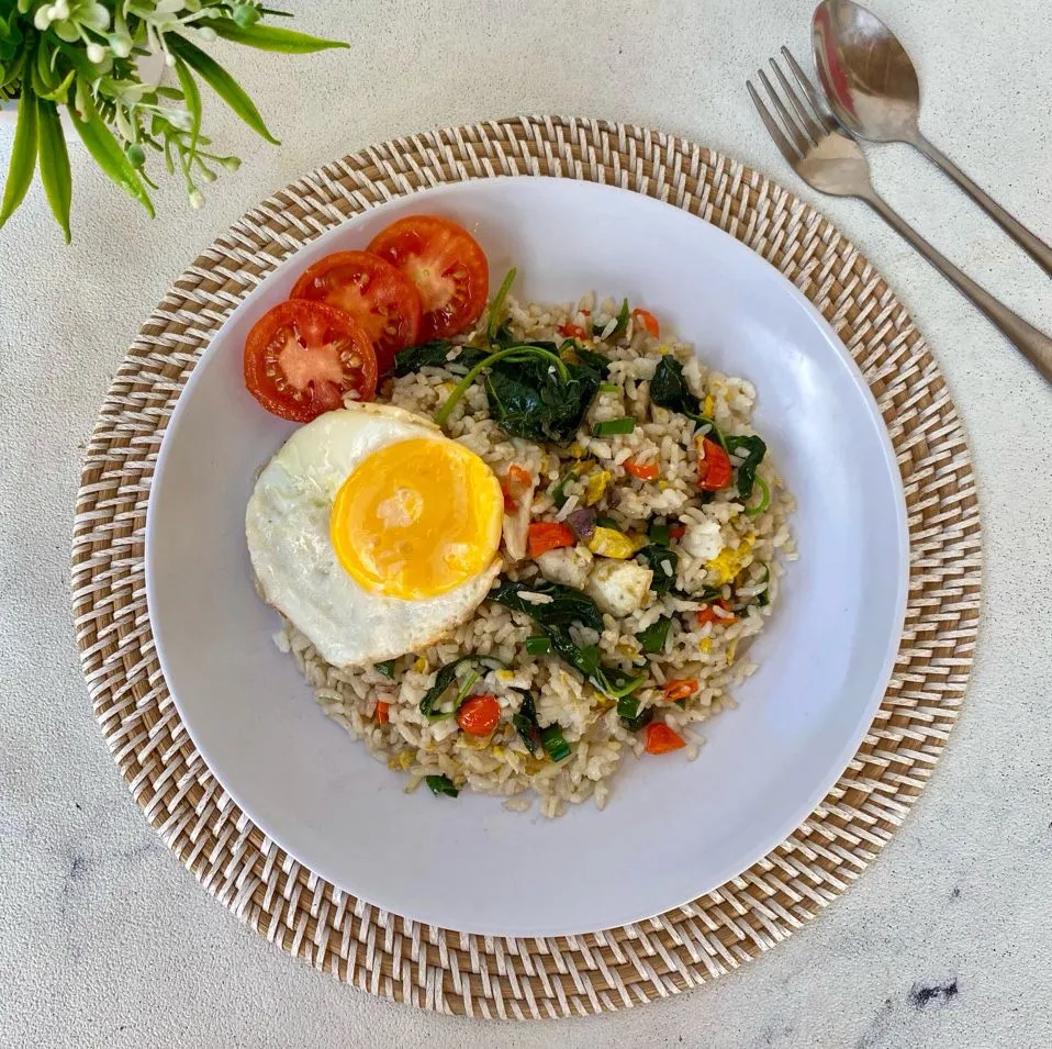 Nasi Goreng Bayam