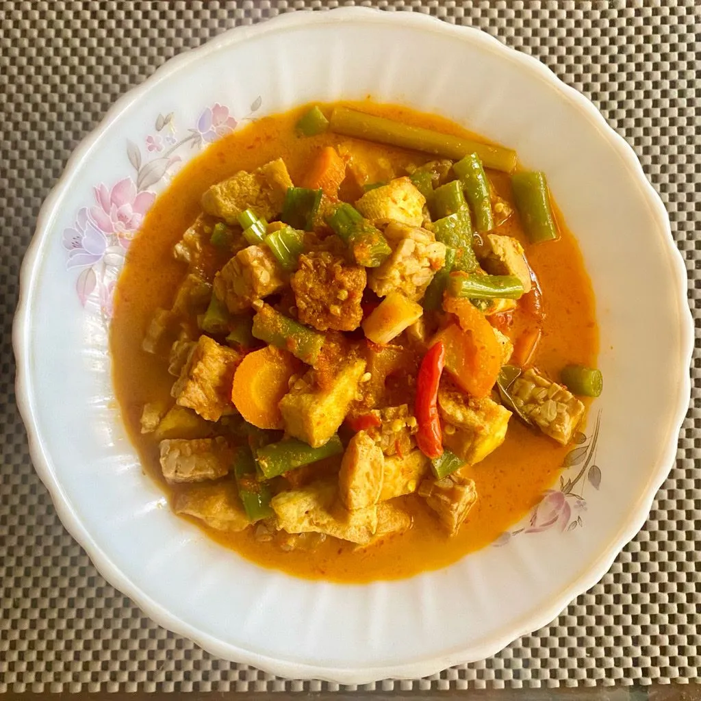 Sayur Tahu Tempe Pedas