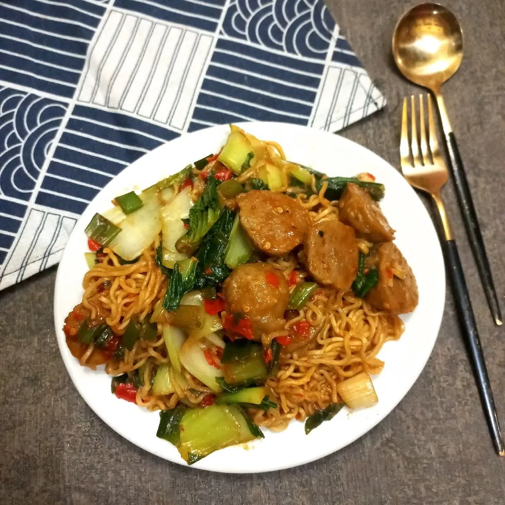 Mie Goreng Ebi Pedas