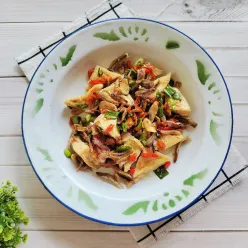 Teri Tahu Bumbu Iris