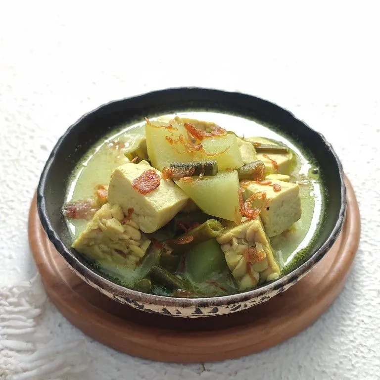 Lodeh Tahu Tempe Chicken Broth