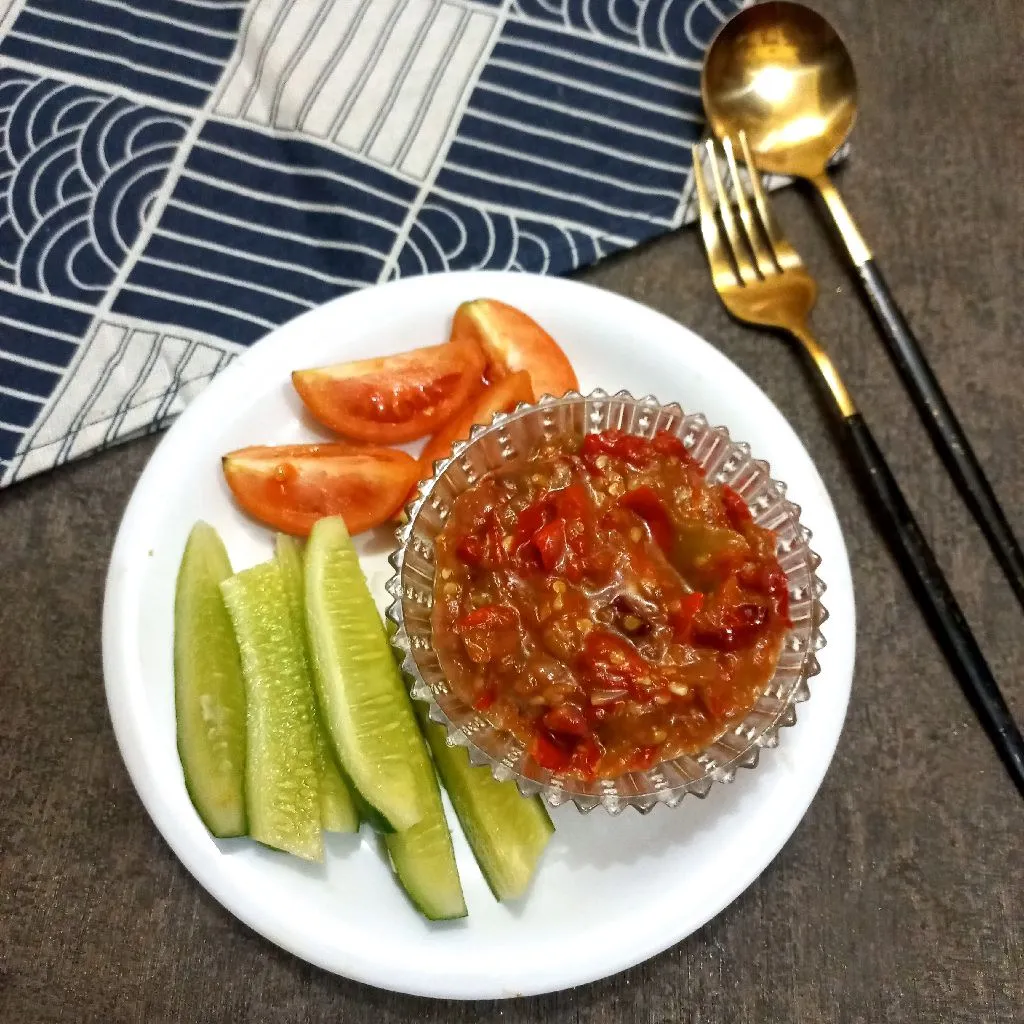 Sambal Matang Tomat Hijau Kencur