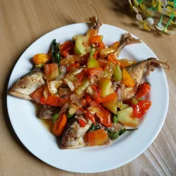 Tumis Ikan Asin Peda