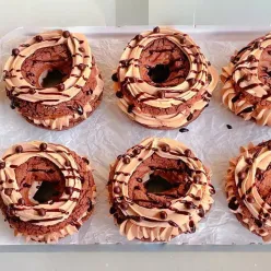 Cookies Donat Cokelat Krim