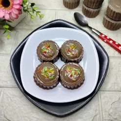Puding Coklat Vla Coklat