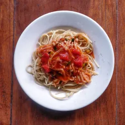 Spaghetti Jamur Enoki