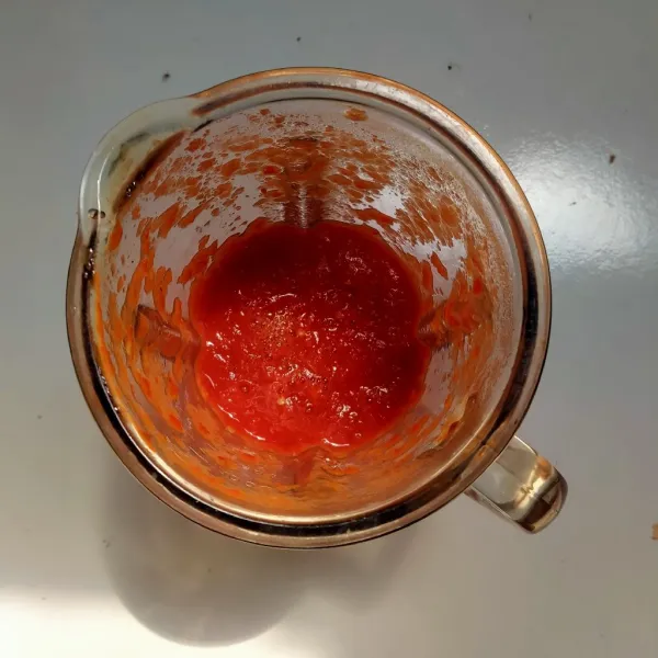 Blender hingga halus.