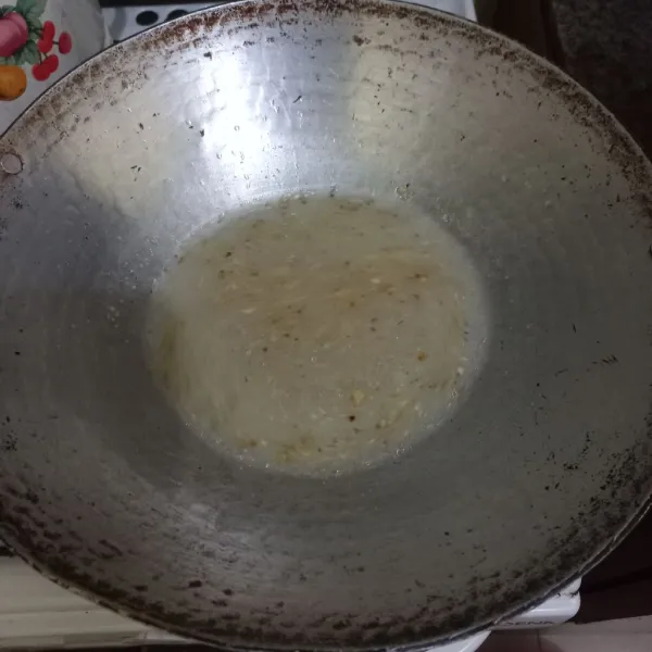 Tambahkan air secukupnya