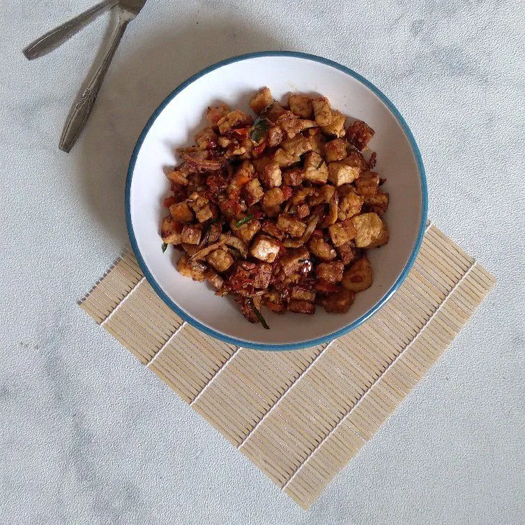 Tumis Tempe Teri Daun Jeruk
