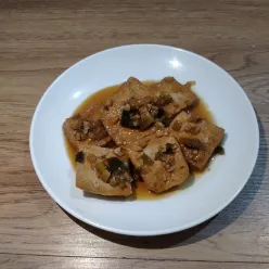 Tahu Putih Saus Teriyaki