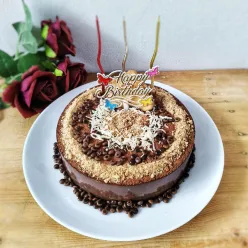 Puding biskuit ultah