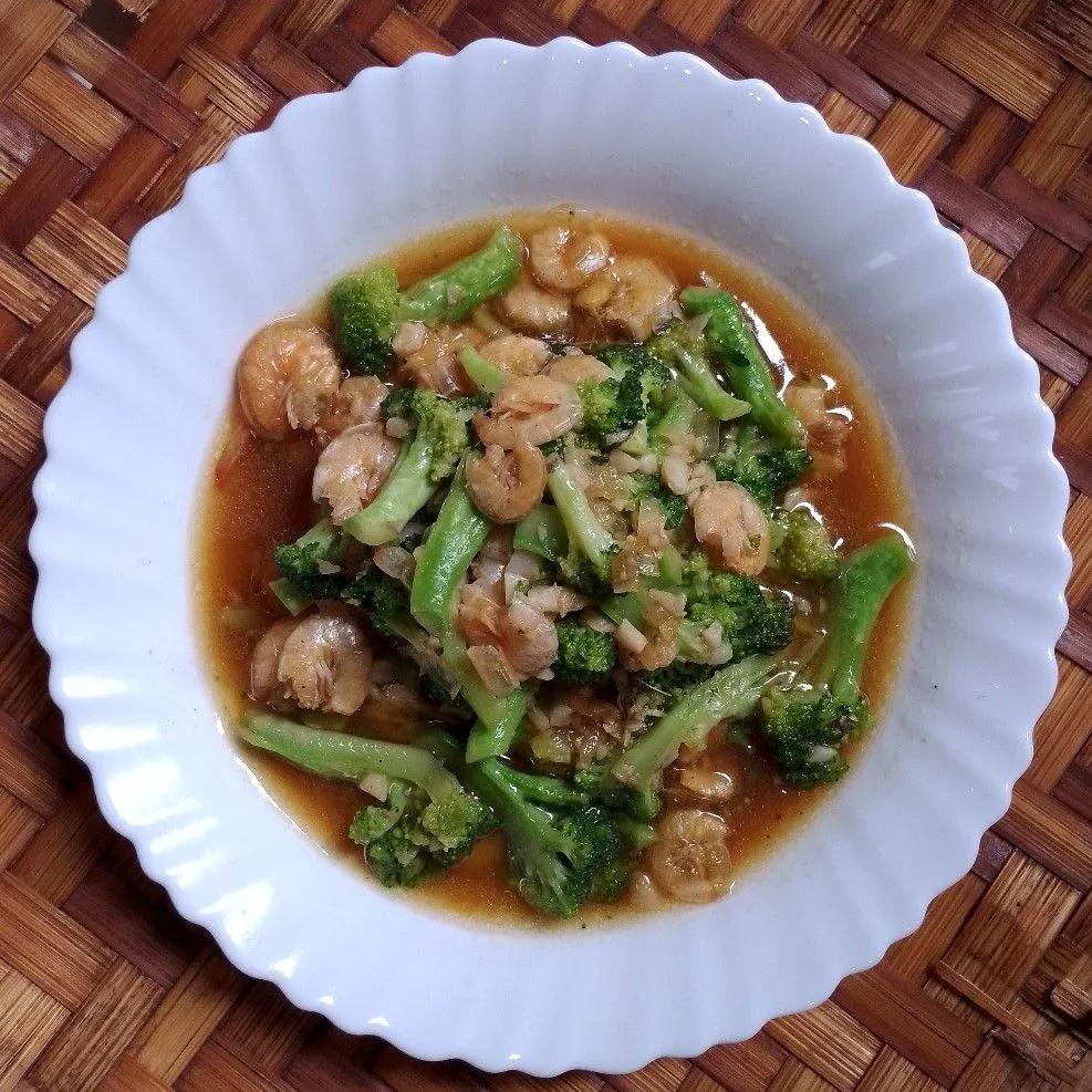 Brokoli cah udang