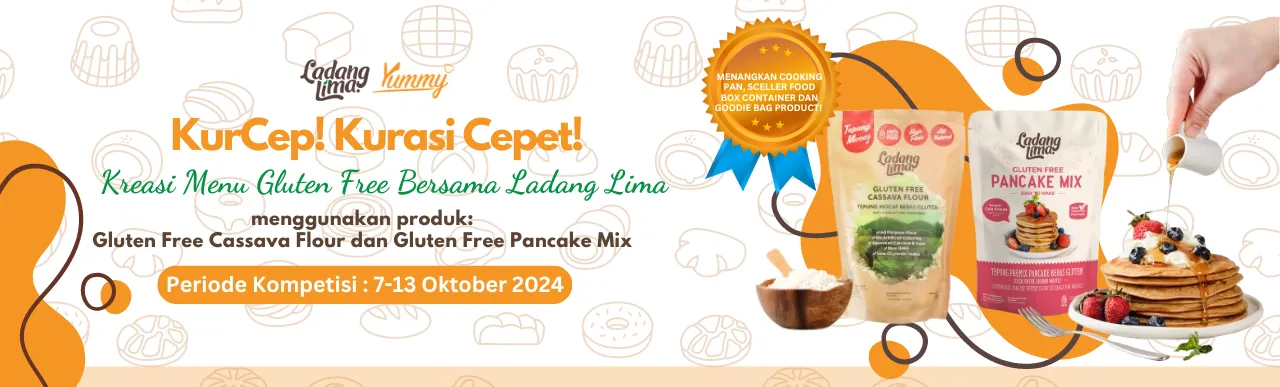 KurCep: Kreasi Menu Gluten Free Bersama Ladang Lima!