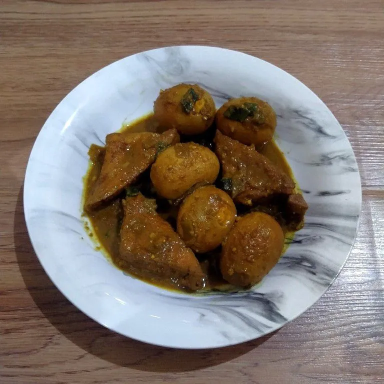 Tahu Telur Bumbu Kecap