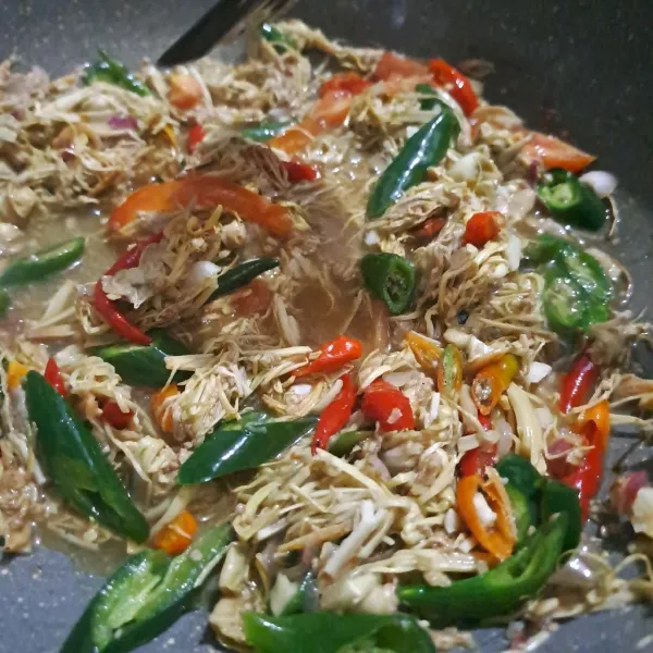 koreksi rasa angkat dan sajikan