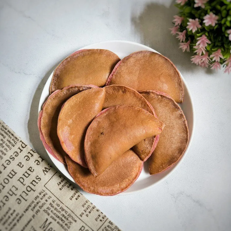 Dorayaki Strawberry Lipat Isi Cokla