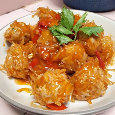 Bakso Rambutan Asam Manis