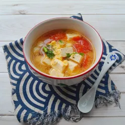 Sop Tahu Telur Tomat