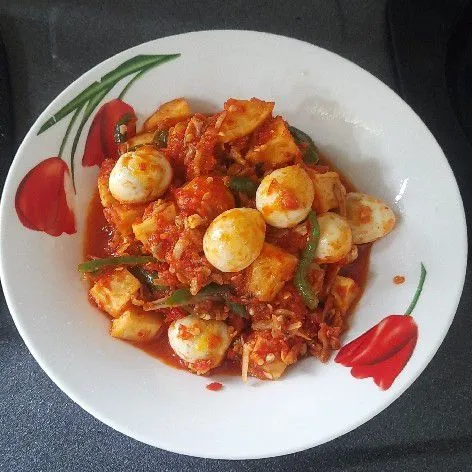 Sambal Telur Puyuh Kentang Teri