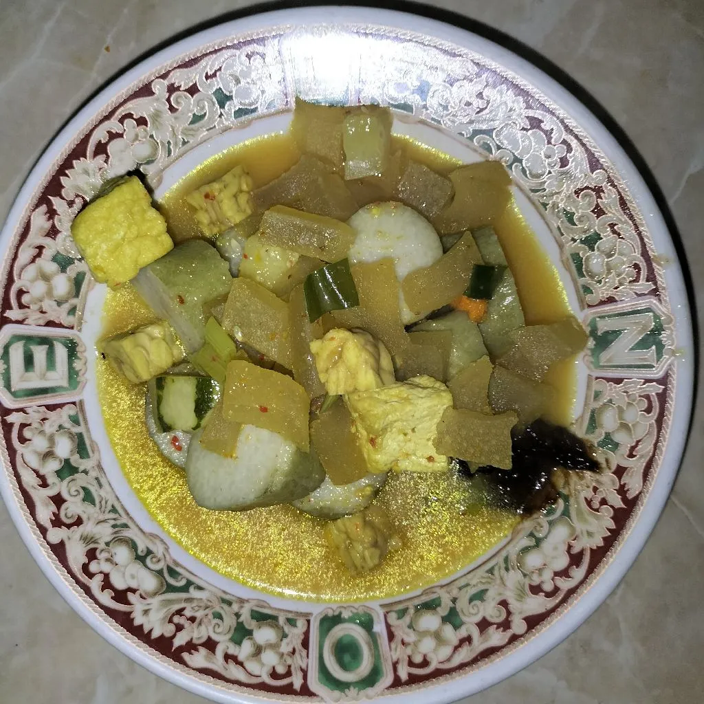 Lodeh Cecek, Tahu dan Tempe