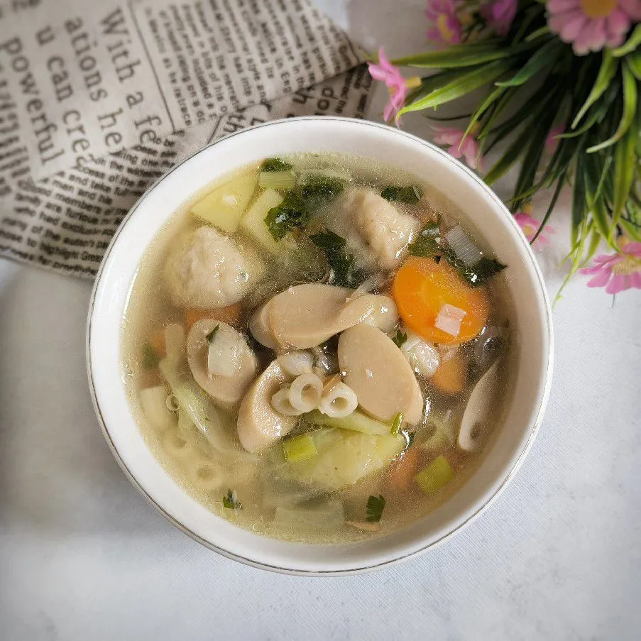 Sop Sayur Sosis Bakso