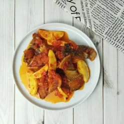 Ikan Nila Kentang Balado