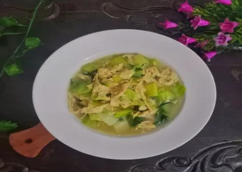 Tumis Pakchoy Kembang Tahu