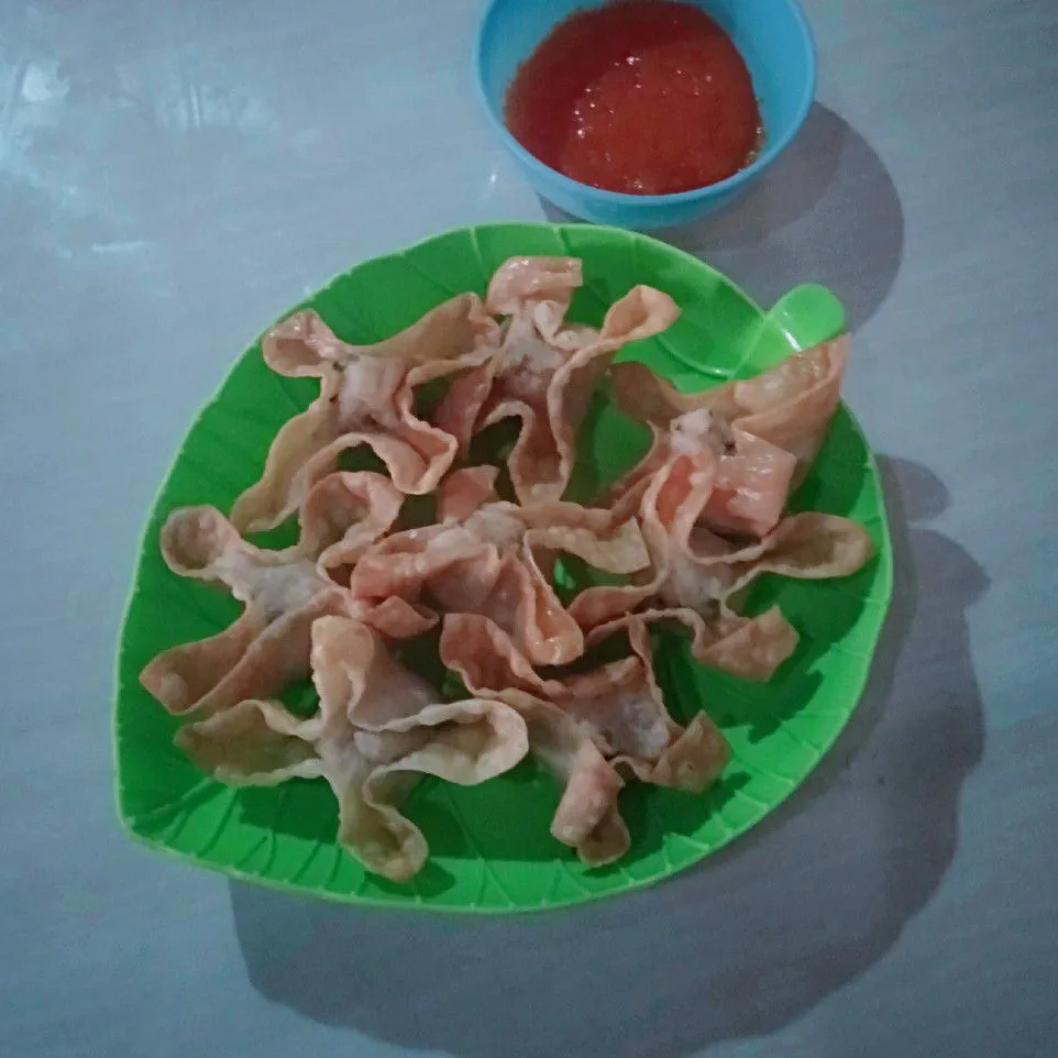 Pangsit goreng simple